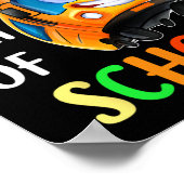 Happy Last Day School Busfahrer Lehrer Studen Poster (Ecke)