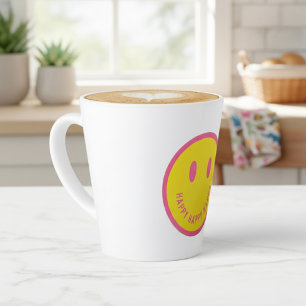 Happy Latte Tasse