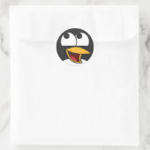 Happy Laughing Pinguin Stickers (Tasche)
