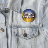 Happy Leap Year 2024 Button (Beispiel)