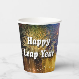 Happy Leap Year 2024 Pappbecher