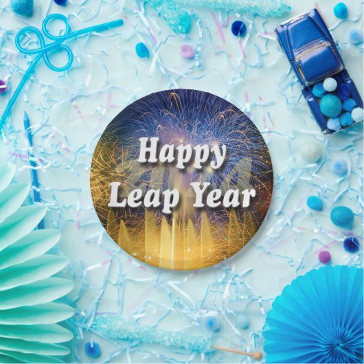 Happy Leap Year 2024 Pappteller (Party)