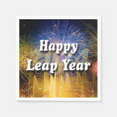 Happy Leap Year 2024 Serviette (Vorderseite)