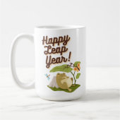 Happy Leap Year 29. Februar Vintag White Kaffeetasse (Links)