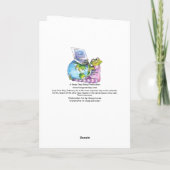 Happy Leap Year Day Card Frog Karte (Rückseite)
