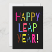 Happy Leap Year! | Den Text anpassen (Vorderseite)