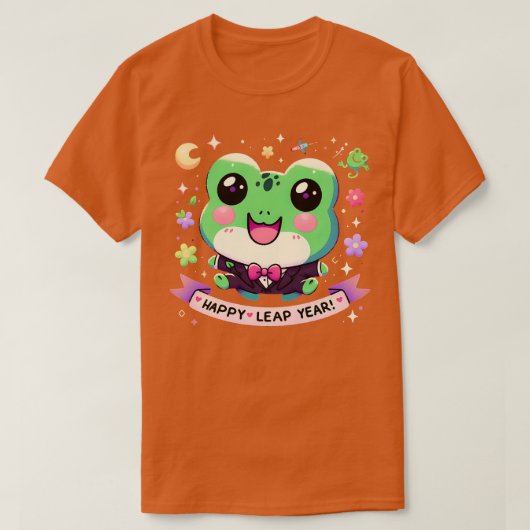 Happy Leap Year Frosch 1 T-Shirt (Design vorne)