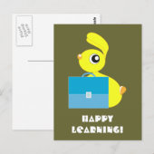 Happy Learning Postcard Postkarte (Vorne/Hinten)
