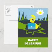 Happy Learning Postcard Postkarte (Vorne/Hinten)