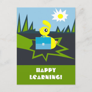 Happy Learning Postcard Postkarte