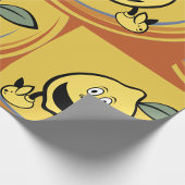 Happy Lemon Face Geschenkpapier
