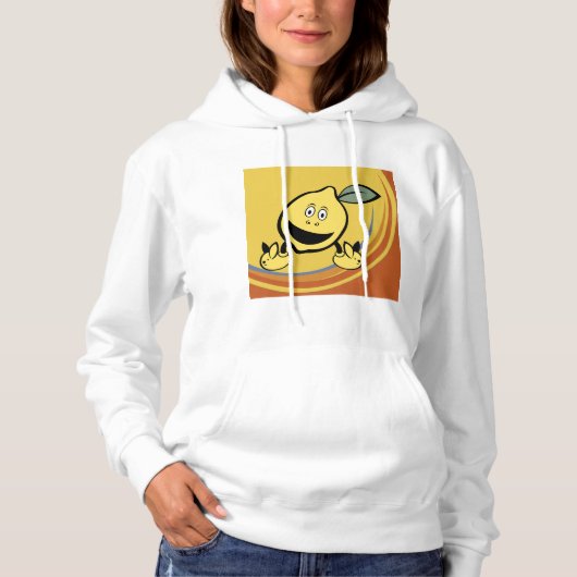 Happy Lemon Face Hoodie (Vorderseite)