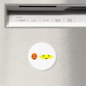 Happy Lemon und Orange 2 Magnet (In Situ (Geschirrspüler))