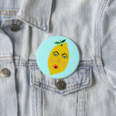 Happy Lemon Whimsical Button (Beispiel)