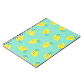 Happy Lemons Muster | Notizbuch Journal Notizblock (Linke Seite)