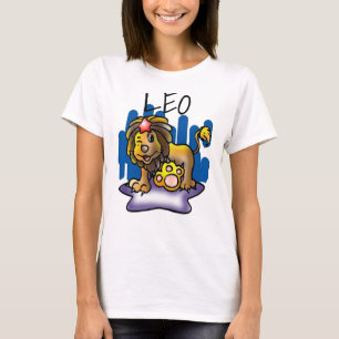 Happy Leo Lion mit Star T-Shirt