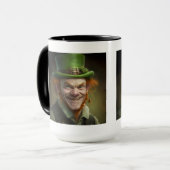 Happy Leprechaun Combo Tasse, 15 oz Tasse (Vorderseite Links)