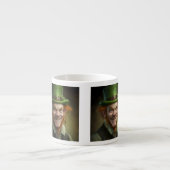 Happy Leprechaun Espresso Tasse (Vorderseite)