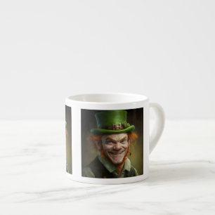 Happy Leprechaun Espresso Tasse