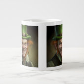 Happy Leprechaun Jumbo Tasse (Vorderseite)