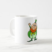 Happy Leprechaun Kaffeetasse (Vorderseite Links)