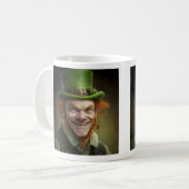 Happy Leprechaun Klassische Tasse, 11 oz Kaffeetasse (Vorderseite Links)