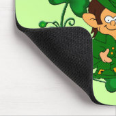 Happy Leprechaun Mouse Pad Mousepad (Ecke)