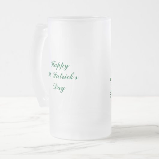 Happy Leprechaun Tasse (Vorderseite Links)