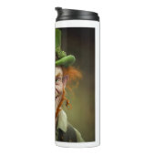 Happy Leprechaun Thermal Tumbler Thermosbecher (Nach rechts gedreht)