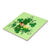 Happy Leprechaun Tile Fliese (Seite)
