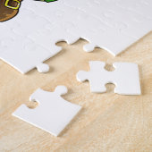 Happy Leprechaun und Kleeblatt Puzzle (Seite)