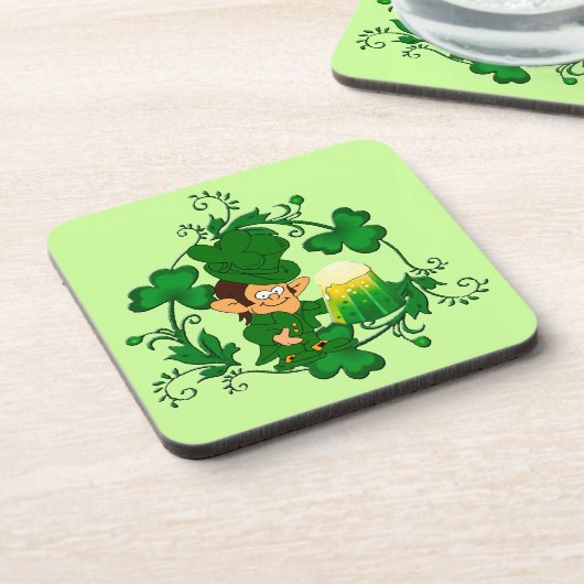 Happy Leprechaun Untersetzer (Linke Seite)