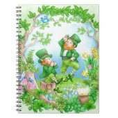 Happy Leprechauns Notizblock (Vorderseite)