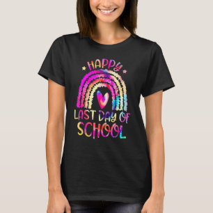Happy Letzten Tag der Lehrerin Gefärbte Krawatte R T-Shirt