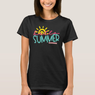Happy letzten Tag der Lehrerin Student Hallo Sum T-Shirt
