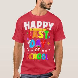 Happy letzten Tag der Schule Apple Boy Girl Kinder T-Shirt