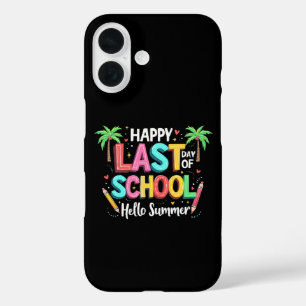 Happy letzten Tag der Schule Hallo Sommer iPhone 16 Hülle