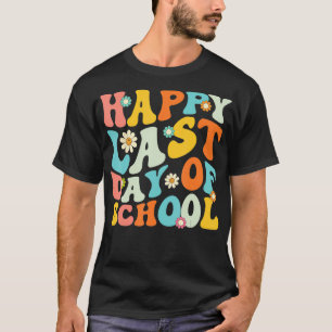 Happy letzten Tag der Schule Hallo Sommer Schüler T-Shirt