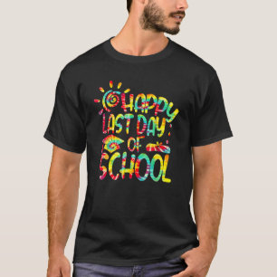 Happy letzten Tag der Schule Hallo Sommer Schüler  T-Shirt