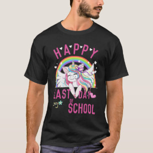 Happy letzten Tag der Schule schöne Einheit mit Wi T-Shirt