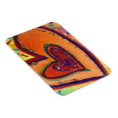 Happy Liebe Herz Kunst Inspiration Kühlschrankmagn Magnet (Rechte Seite)