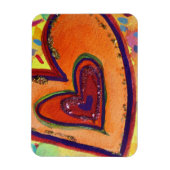 Happy Liebe Herz Kunst Inspiration Kühlschrankmagn Magnet (Vertikal)