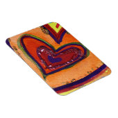 Happy Liebe Herz Kunst Inspiration Kühlschrankmagn Magnet (Rechte Seite)