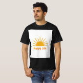 Happy Life: Von Joy beleuchtet T-Shirt (Vorne ganz)