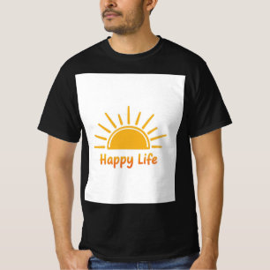 Happy Life: Von Joy beleuchtet T-Shirt