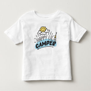 Happy Lil Camper Kind, Kleinkind & Baby T - Shirt