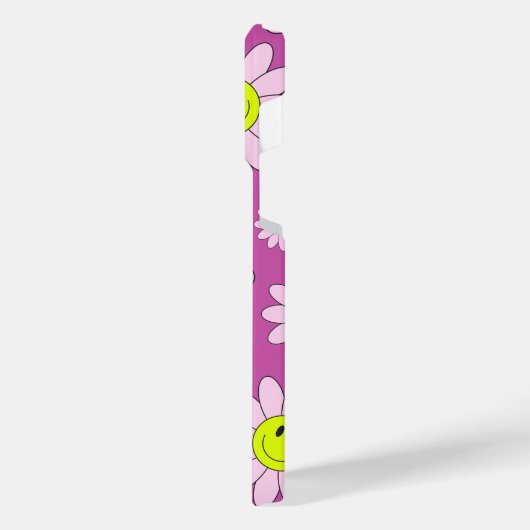 Happy lila iPhone hülle (Linke Seite)