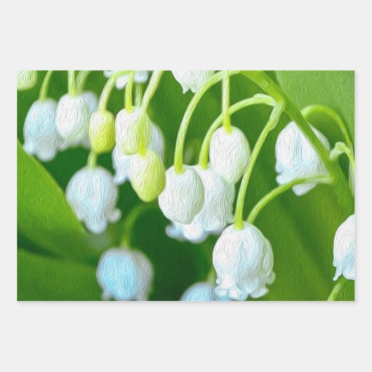 Happy Lily des Talmusters Geschenkpapier Set (Vorderseite)