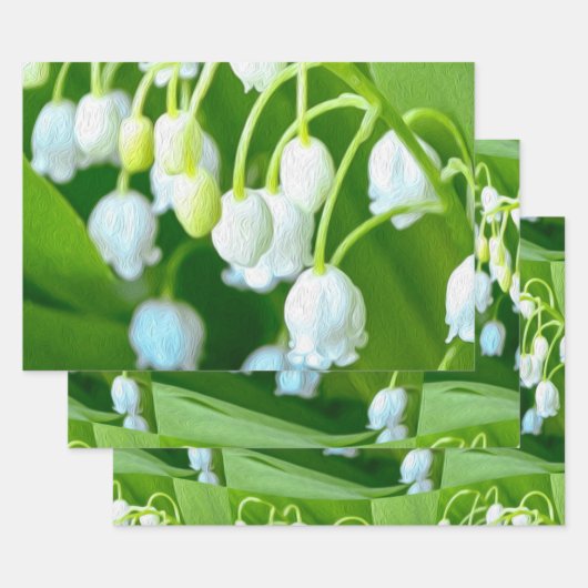 Happy Lily des Talmusters Geschenkpapier Set (Set)