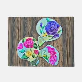 Happy Lilys Fußmatte